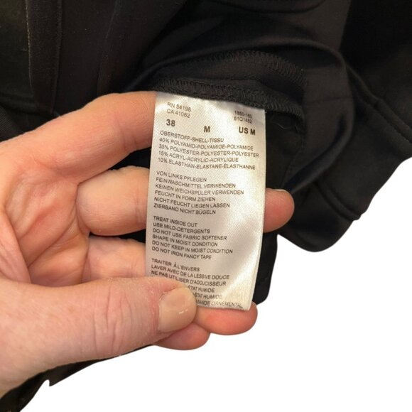 Bogner Sports German black 3/4 apres ski Silver DRAGON jacket M - Picture 4 of 6